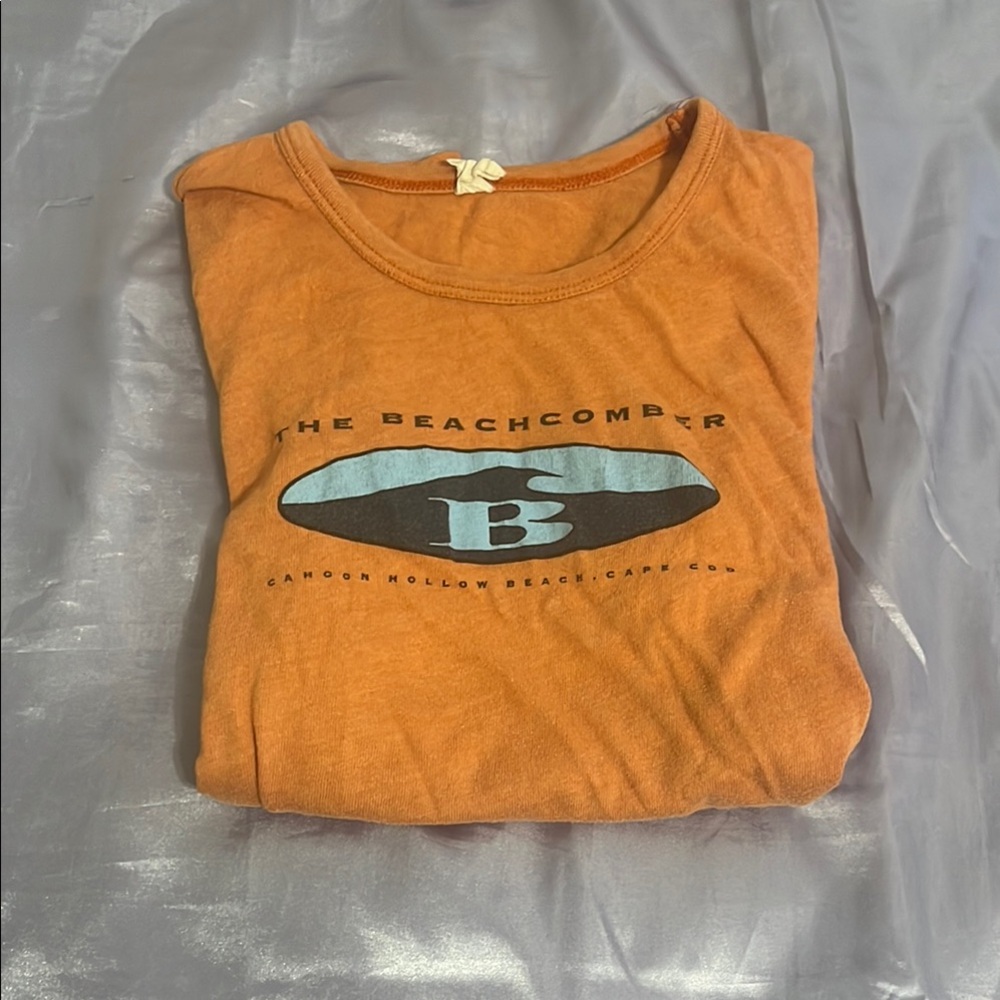 The Beachcomber Orange Graphic Tee